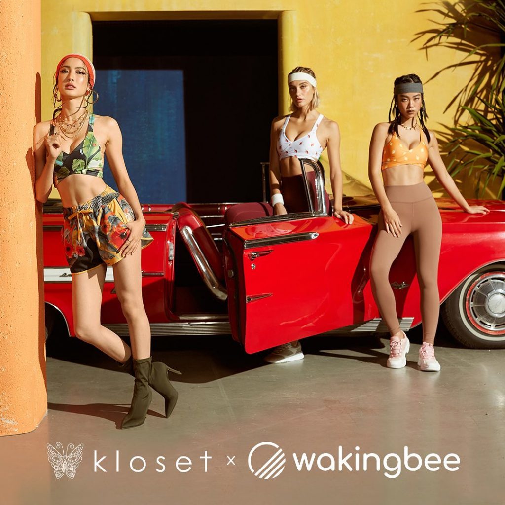 "แต้ว ณฐพร" ในชุดออกกำลังกายเซ็กซี่ คอลเลคชั่นพิเศษ Kloset X Wakingbee